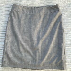 Gray Pencil Skirt
